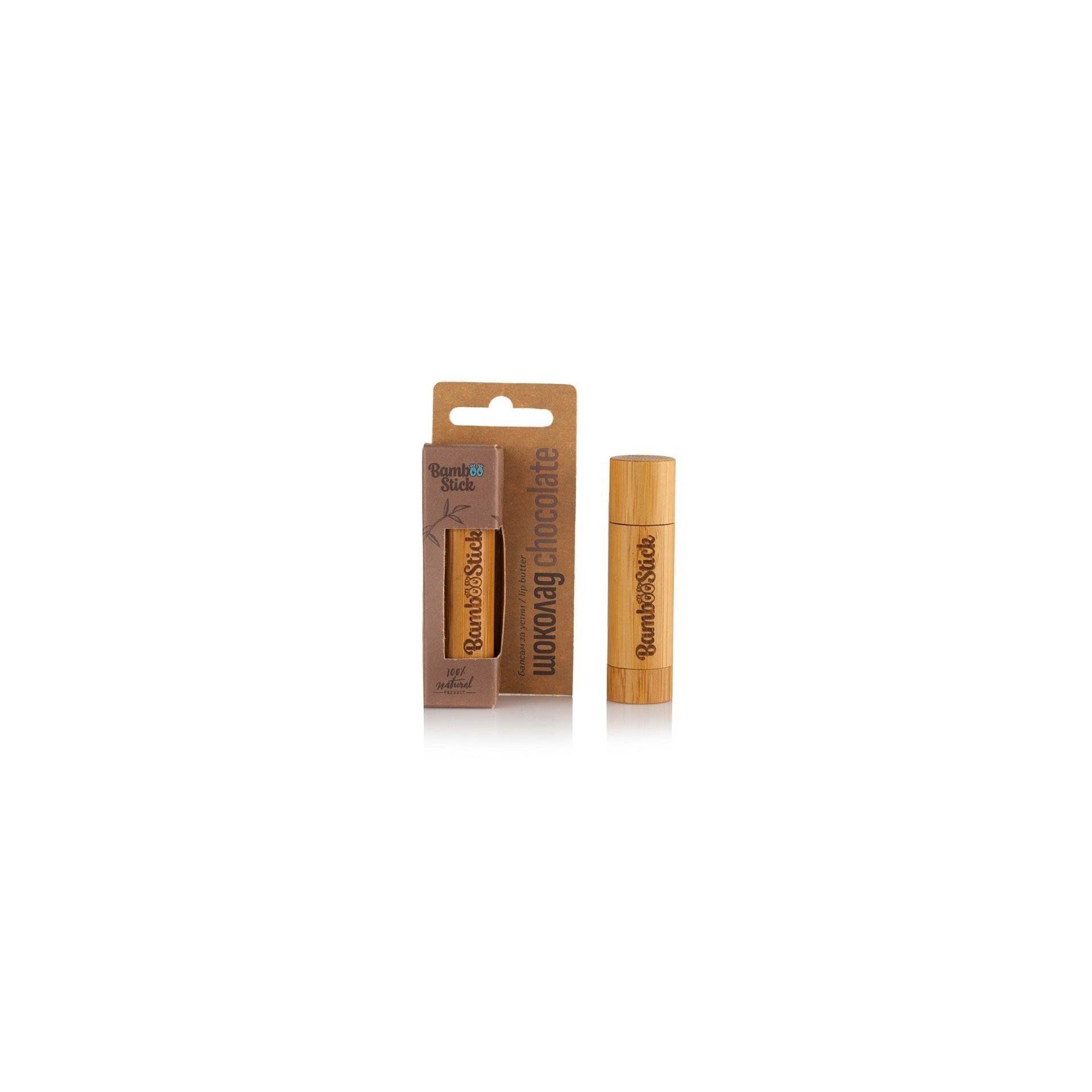 Bamboostick балсам за устни Шоколад, 5мл