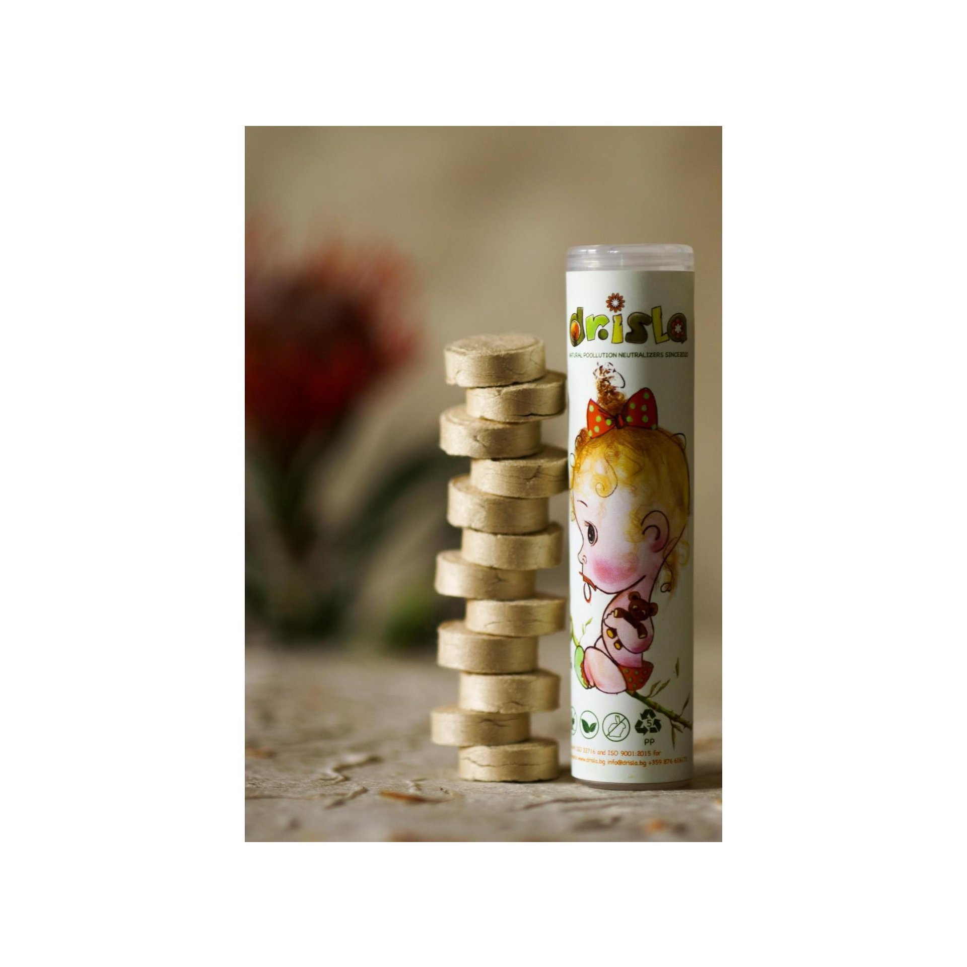 КОМПРЕСИРАНИ БАМБУКОВИ КЪРПИ 12 бр Tab Wipes